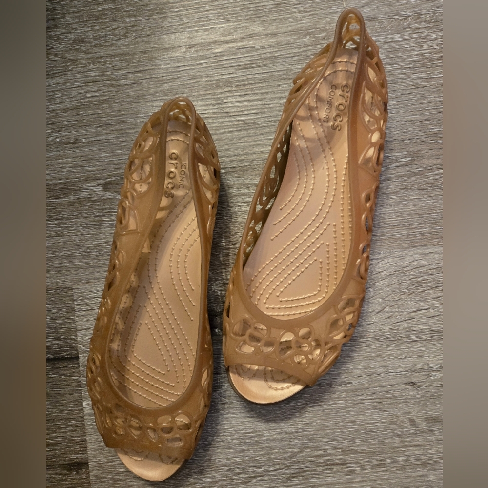 CROCS - Jellies - Gold - 9